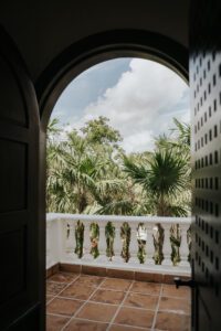 view of trees from terrace entrance door