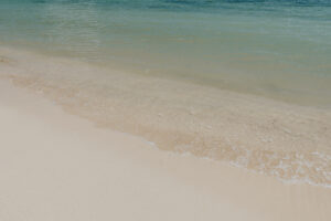 tropical sand beach and clear water